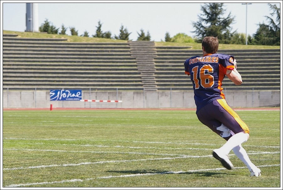 Corsaire vs Vikings de Lille: entrainement QB